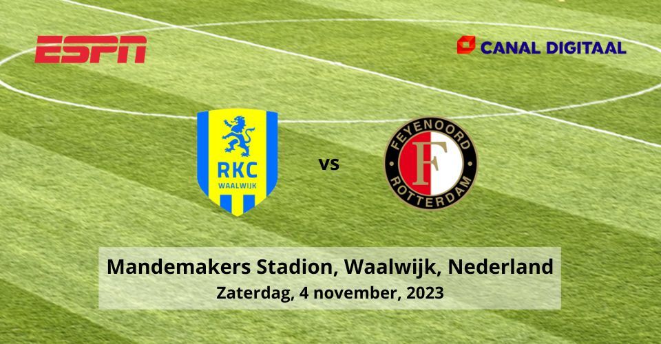 RKC Waalwijk vs Feyenoord