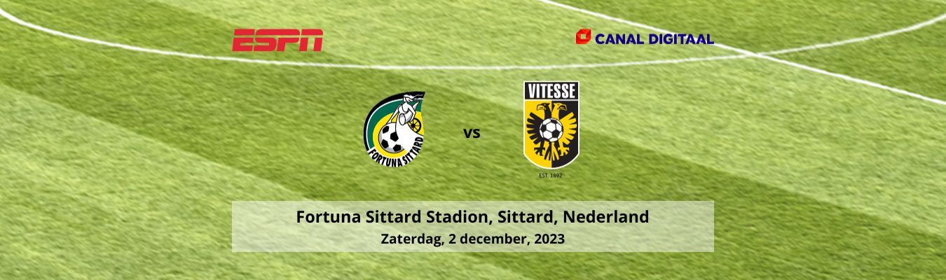 Fortuna Sittard vs Vitesse